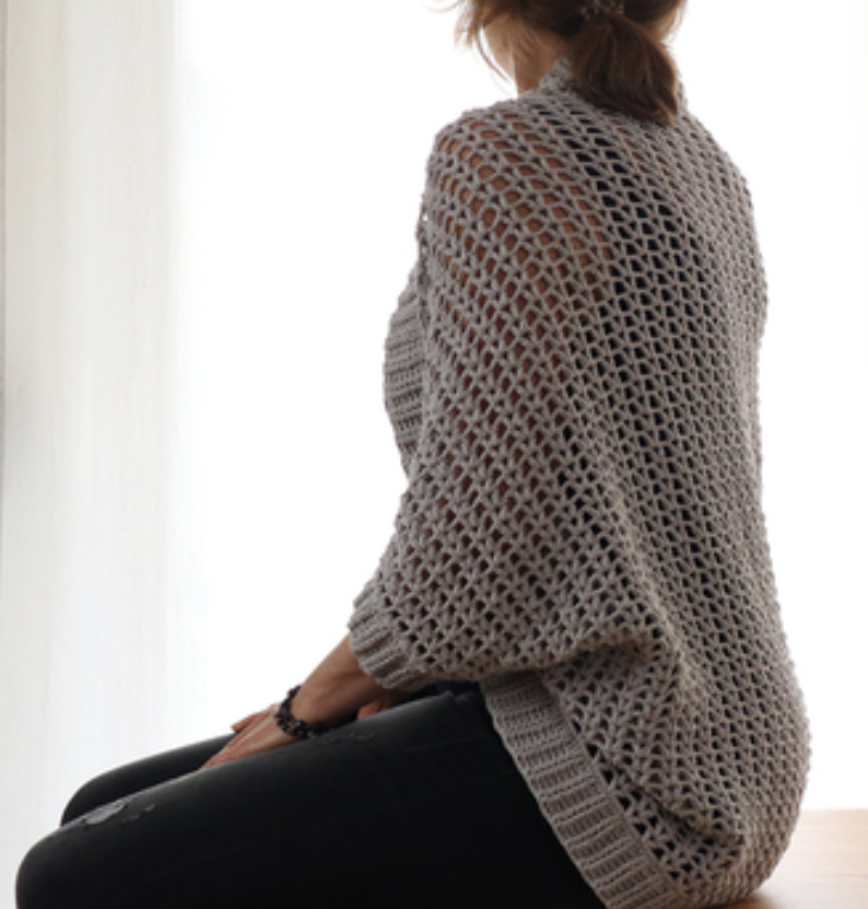 Cocoon Cardigan Crochet Pattern
