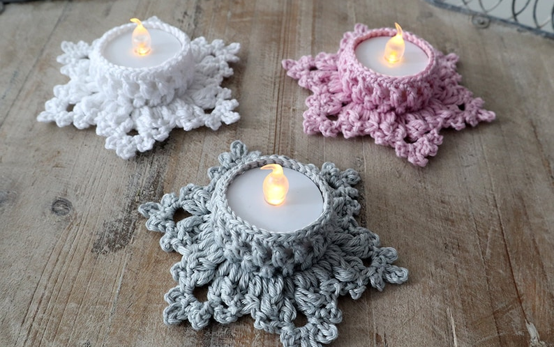 Tealight Holder Crochet Pattern