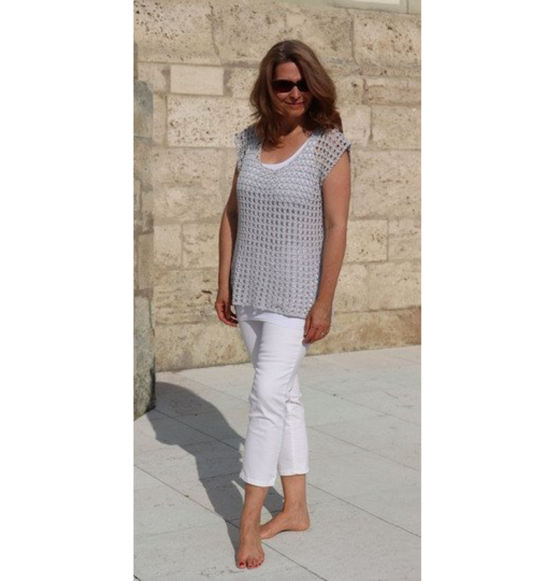 Summer Mesh Top Crochet Pattern