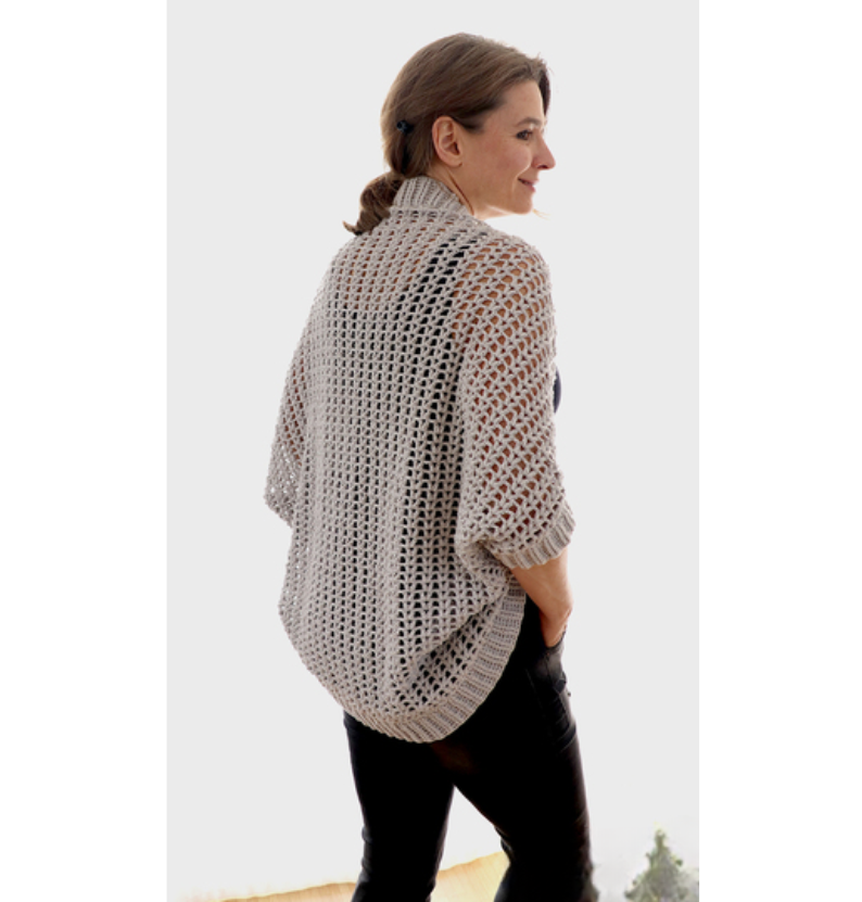 Cocoon Cardigan Crochet Pattern