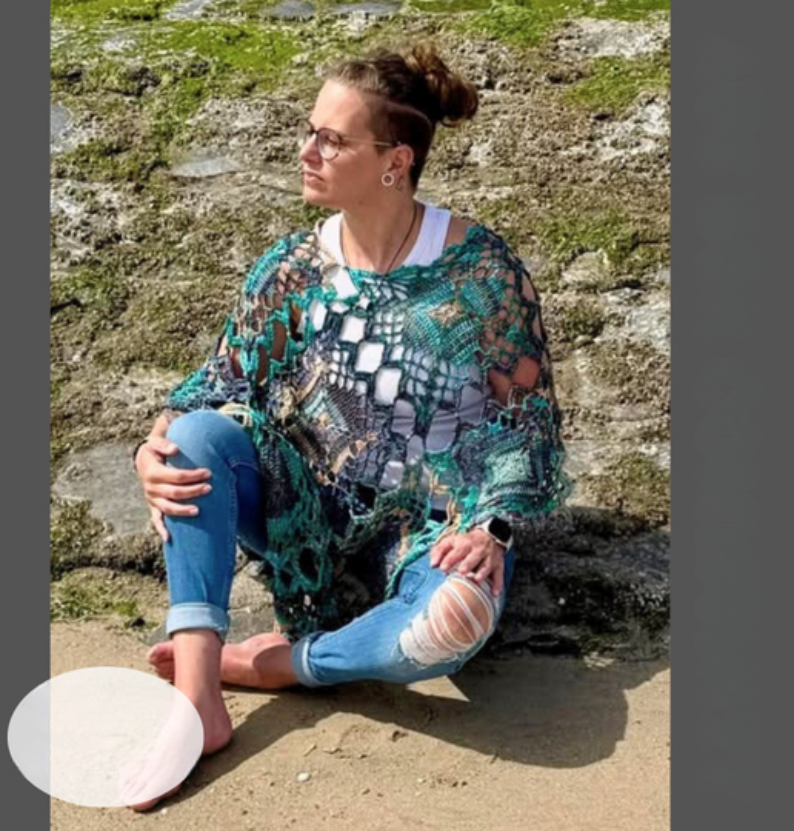Tropical Poncho Crochet Pattern
