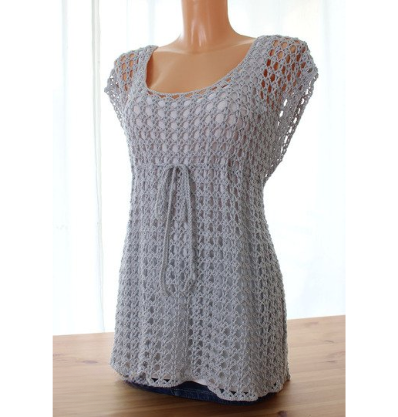 Summer Mesh Top Crochet Pattern