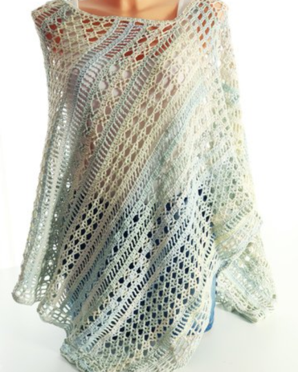 Mixed Stitch Poncho Crochet Pattern