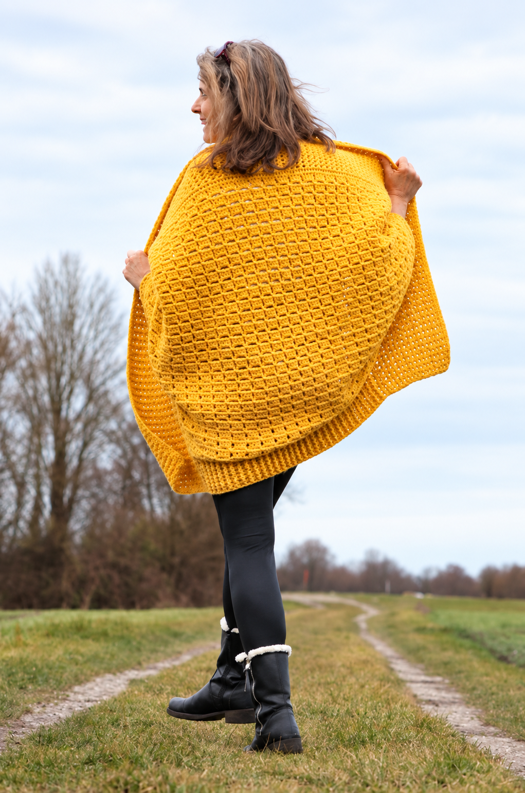 Easy Oversized Cardigan Crochet Pattern