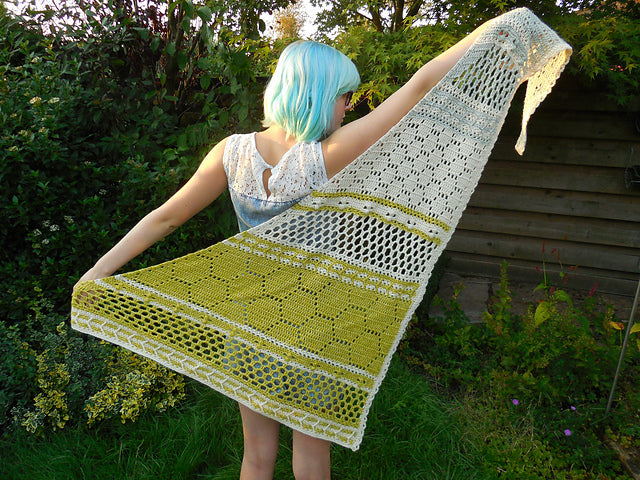 Patchwork Shawl Crochet Pattern