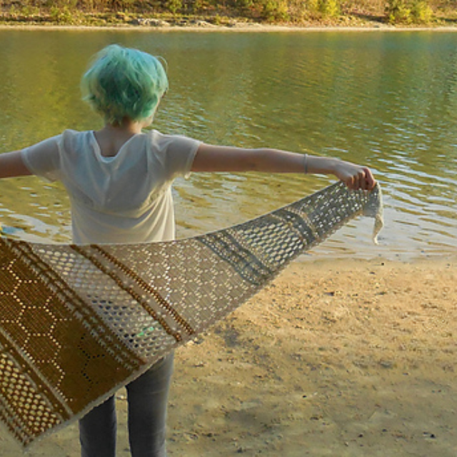 Patchwork Shawl Crochet Pattern