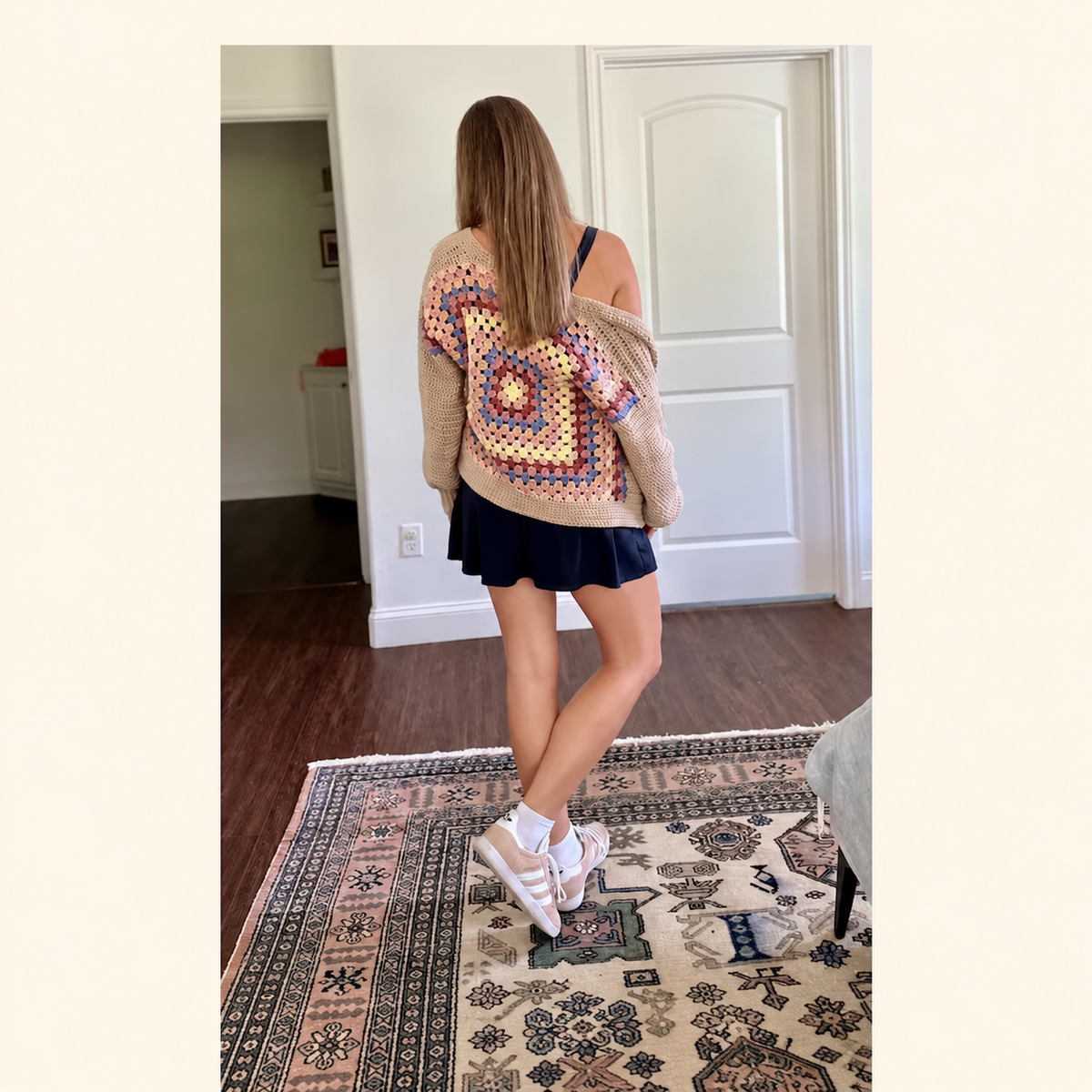 Granny Square Cardigan Crochet Pattern