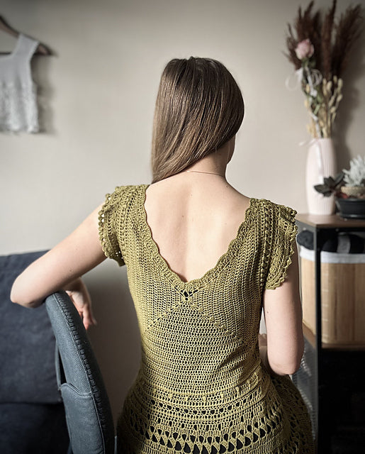 Top‑Down Lace Crochet Pattern