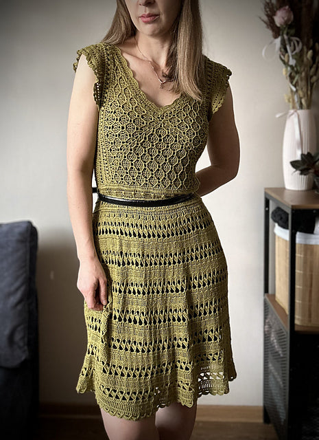 Top‑Down Lace Crochet Pattern