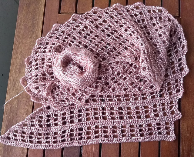 Lightweight Shawl Crochet Pattern