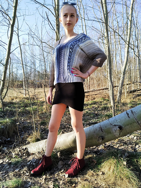 Cozy Textured Sweater Crochet Pattern