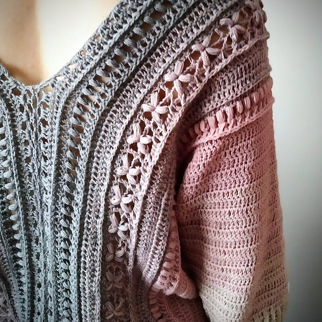 Cozy Textured Sweater Crochet Pattern