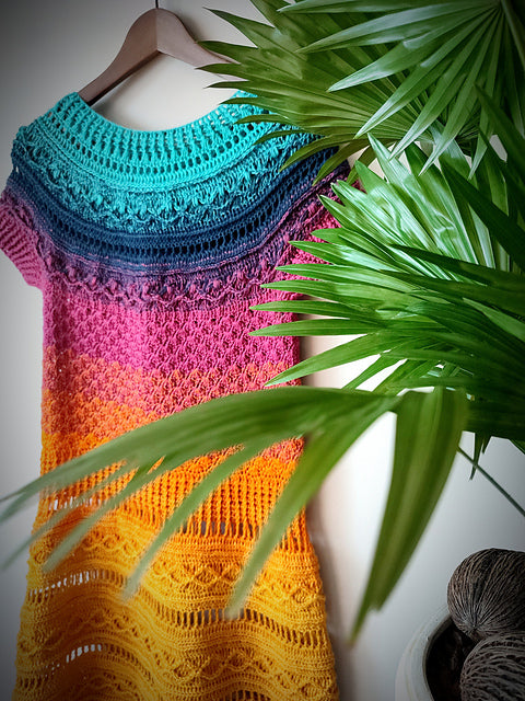 Lightweight Lace Sweater Crochet Pattern