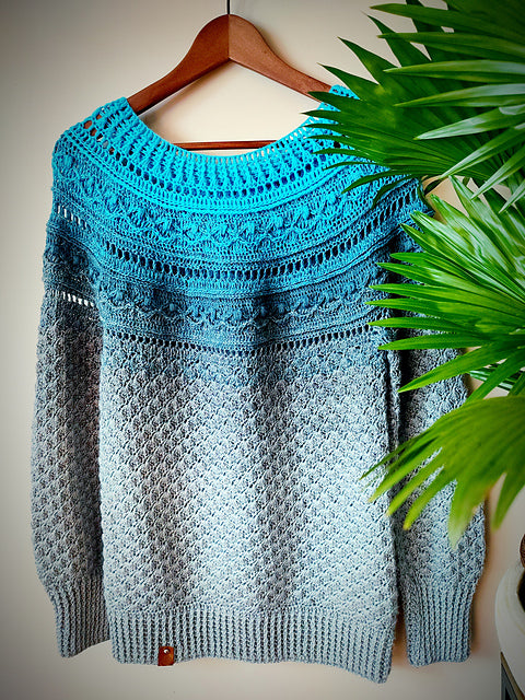 Lightweight Lace Sweater Crochet Pattern