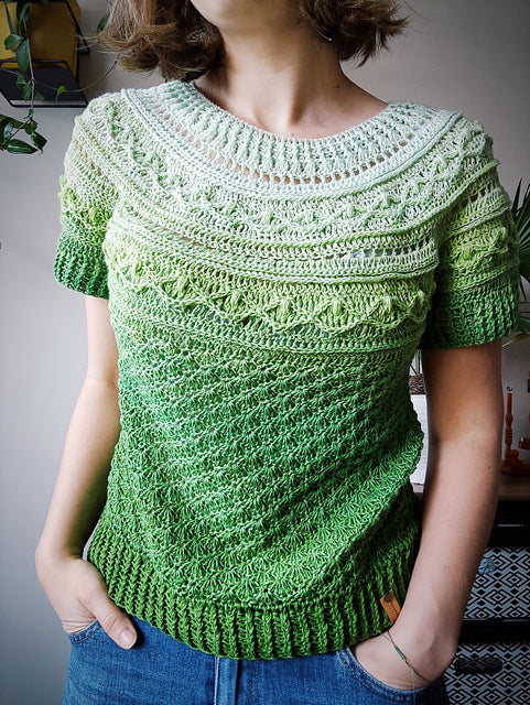 Lightweight Lace Sweater Crochet Pattern