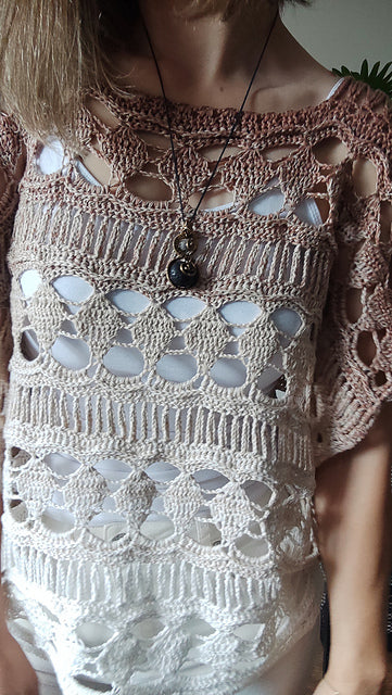 Boat‑Neck Top Crochet Pattern
