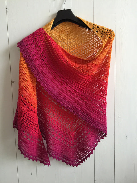 Gradient Shawl Crochet Pattern