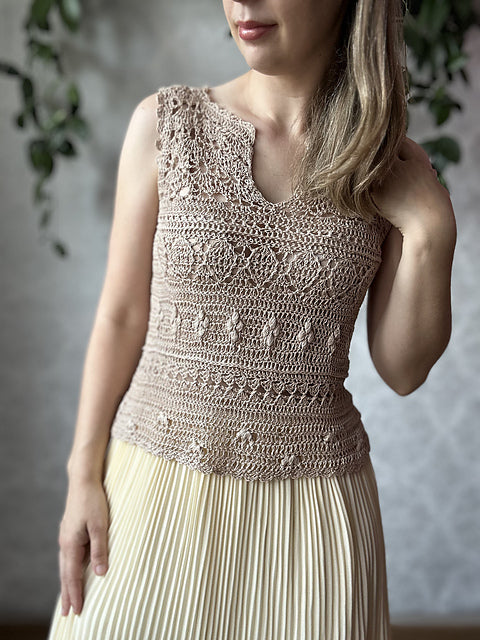 Lightweight Lace Top Crochet Pattern