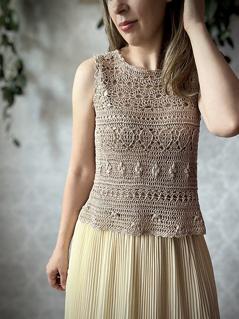 Lightweight Lace Top Crochet Pattern
