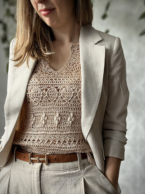 Lightweight Lace Top Crochet Pattern