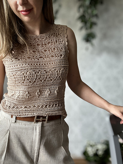 Lightweight Lace Top Crochet Pattern