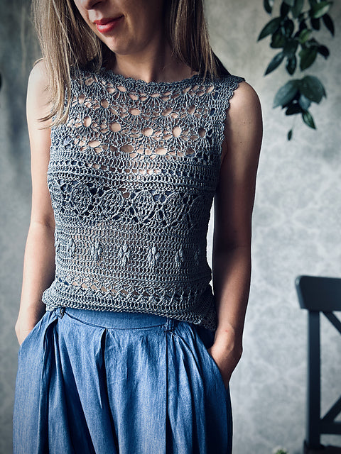 Lightweight Lace Top Crochet Pattern