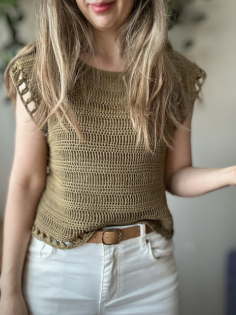 Airy Summer Top Crochet Pattern