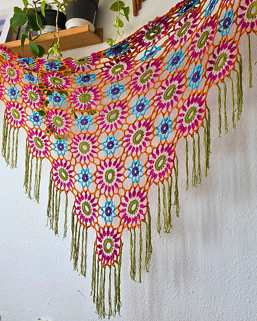 Mandala Shawl Crochet Pattern