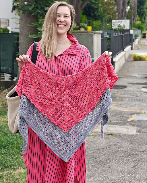 Airy Eyelet Shawl Crochet Pattern
