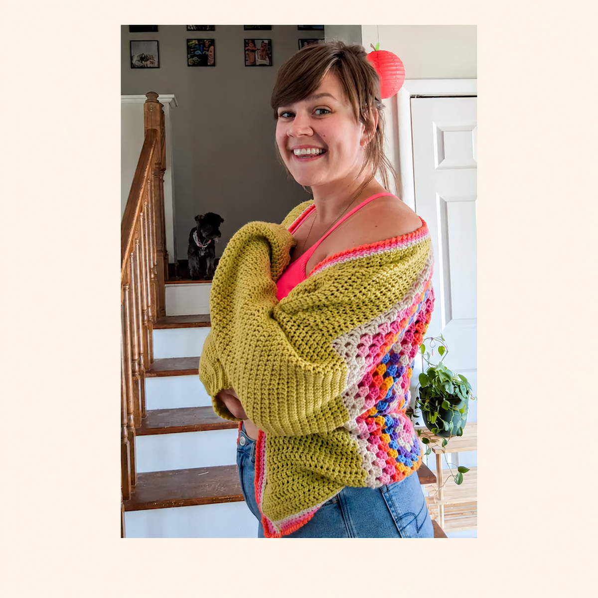 Granny Square Cardigan Crochet Pattern