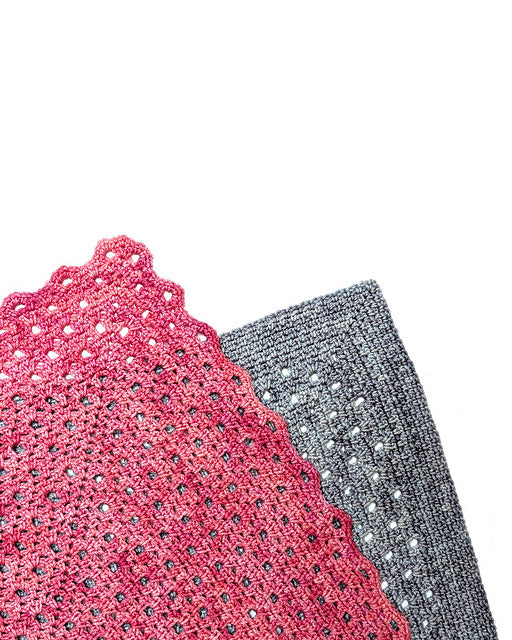 Airy Eyelet Shawl Crochet Pattern