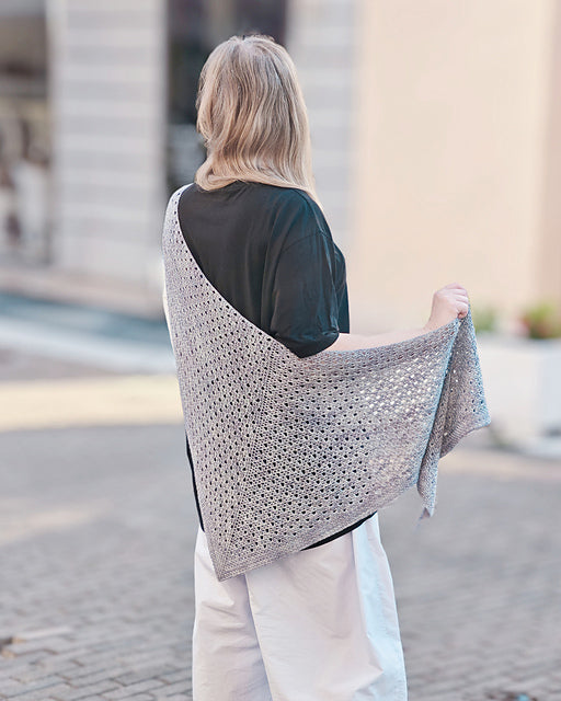 Airy Eyelet Shawl Crochet Pattern