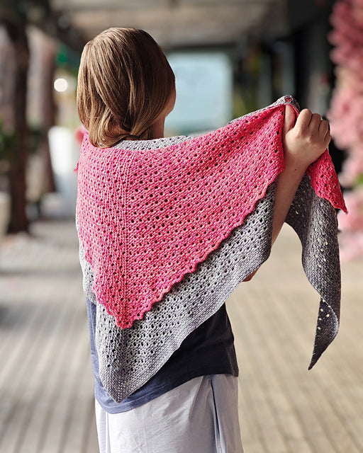 Airy Eyelet Shawl Crochet Pattern