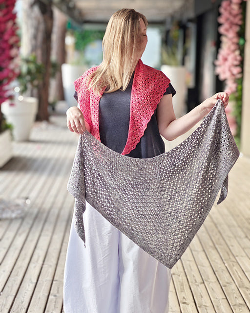 Airy Eyelet Shawl Crochet Pattern