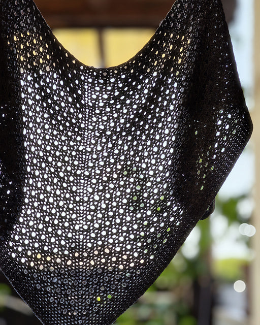Airy Eyelet Shawl Crochet Pattern