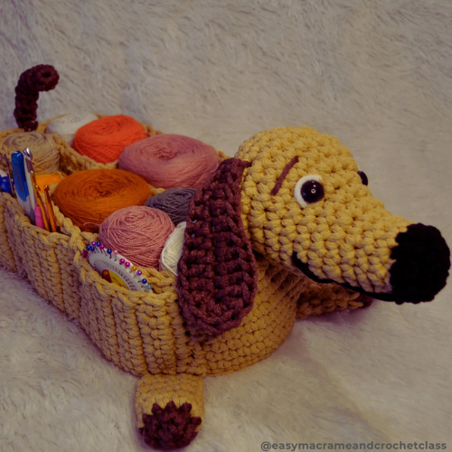 Puppy Organizer Crochet Pattern
