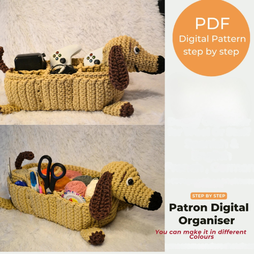 Puppy Organizer Crochet Pattern
