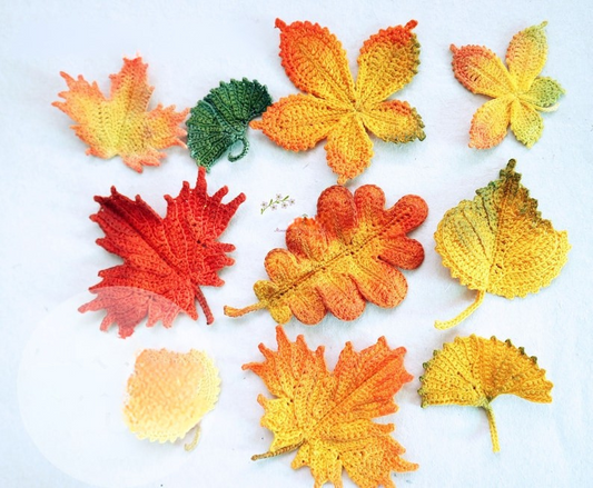 Autumn Leaves Bundle Crochet Pattern