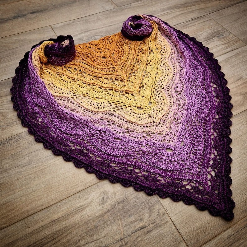 Textured Shawl Crochet Pattern