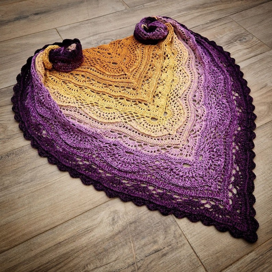 Textured Shawl Crochet Pattern
