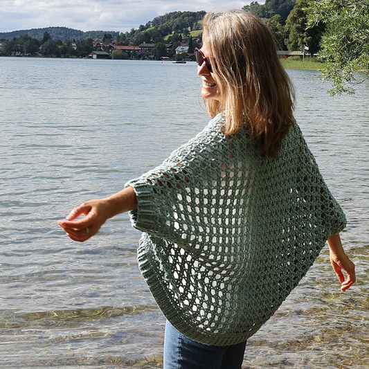 Openwork Shrug Crochet Pattern