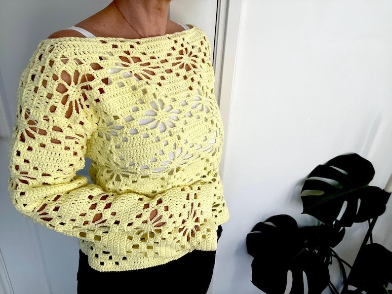 Flower Top Crochet Pattern