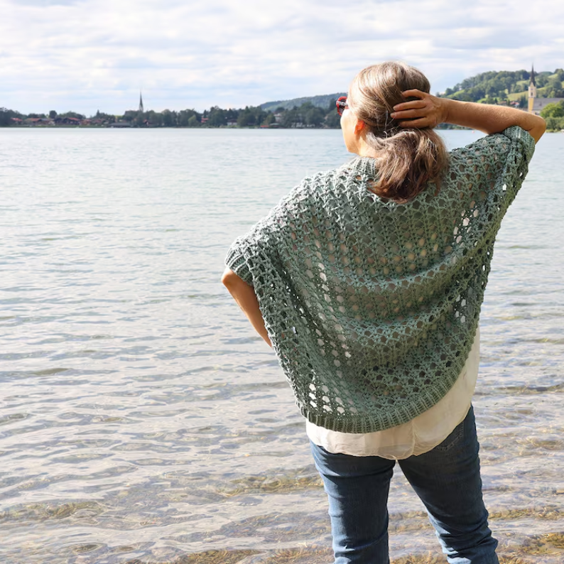 Openwork Shrug Crochet Pattern