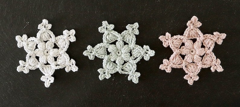 Star Snowflake Crochet Pattern