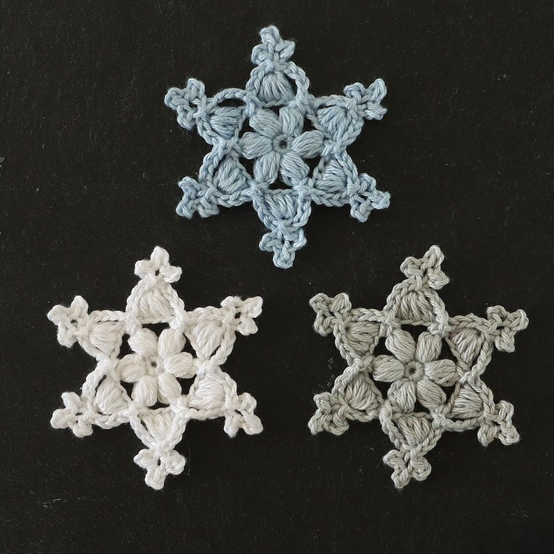 Star Snowflake Crochet Pattern