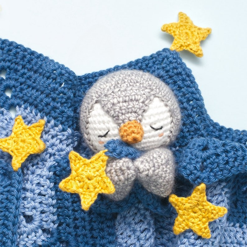 Penguin Baby Blanket Crochet Pattern