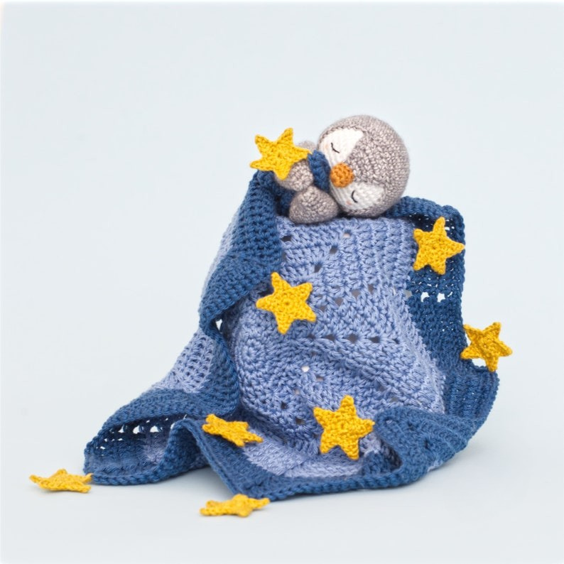 Penguin Baby Blanket Crochet Pattern