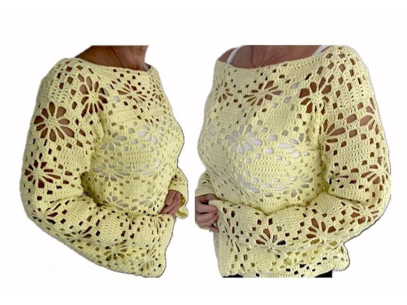 Flower Top Crochet Pattern
