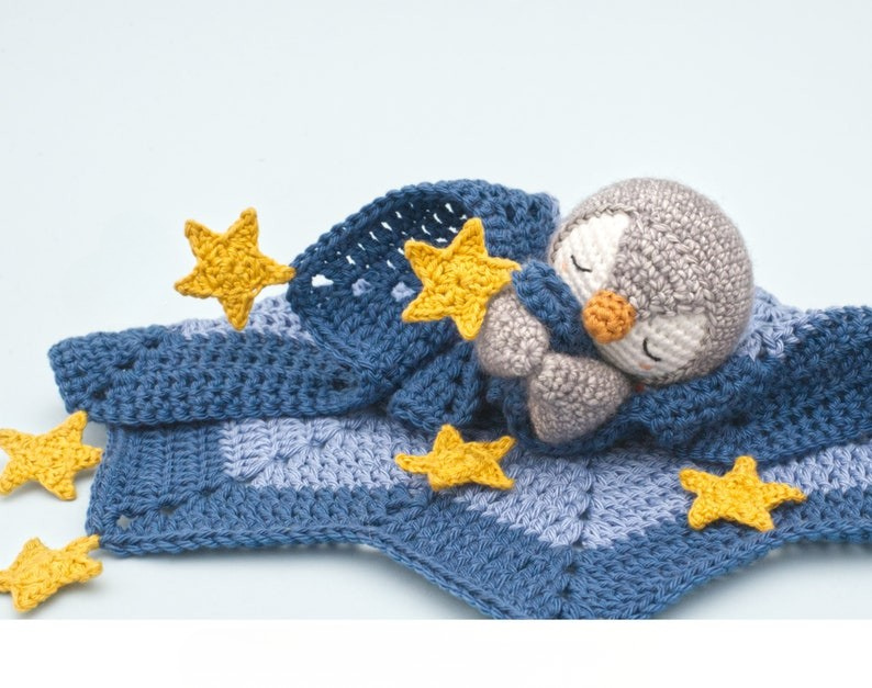 Penguin Baby Blanket Crochet Pattern
