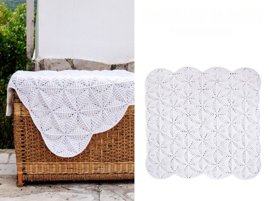 3D Tile Blanket Crochet Pattern